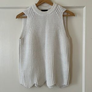 J.Crew Scalloped Hem Sweater Tank - XXS